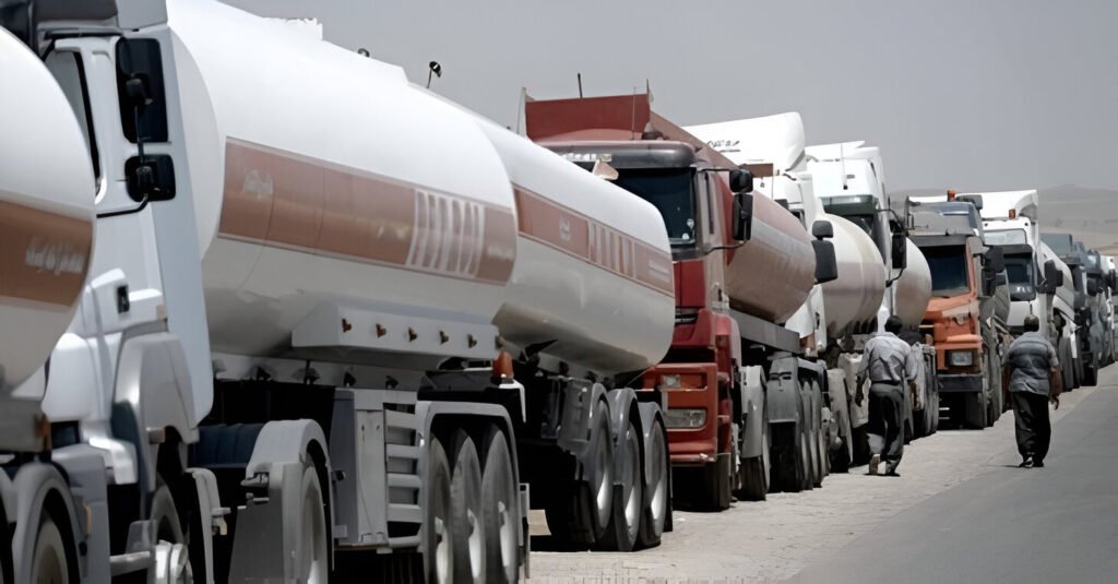 نقل نفط اسود لصالح شركة أهل الراية